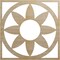 Ekena Millwork Blume Wood Fretwork Pierced Ceiling Medallion, Birch, 32"OD x 11 1/8"ID x 1/4"T CMWP32X32X0250BLBI - alternate 1
